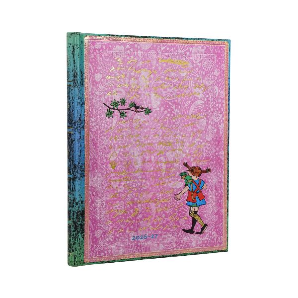 18-Monatskalender 2026-2027 Astrid Lindgren, Pippi Langstrumpf Ultra Vertikal