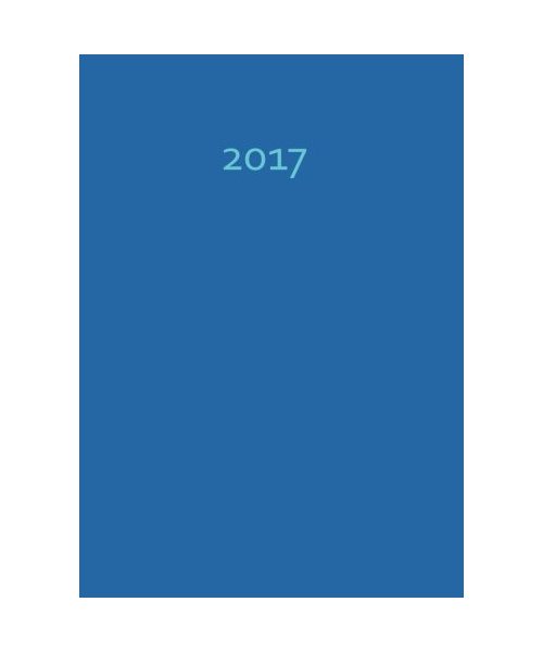dicker TageBuch Kalender 2017 - OCEAN BLUE: Endlich genug Platz für dein Leben! 1 Tag pro DIN A4 Seite