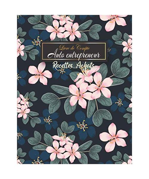 livre de compte auto entrepreneur: Cahier de comptabilité | Recette achat | Registre des recettes | Carnet comptabilite | achats micro entreprise | ... tenue budget | Format large 120 Page A4