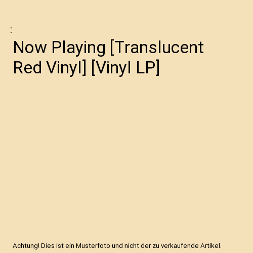 Now Playing [Translucent Red Vinyl] [Vinyl LP]