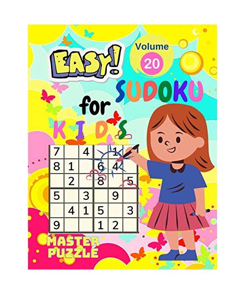 Easy Sudoku for Kids - The Super Sudoku Puzzle Book Volume 20