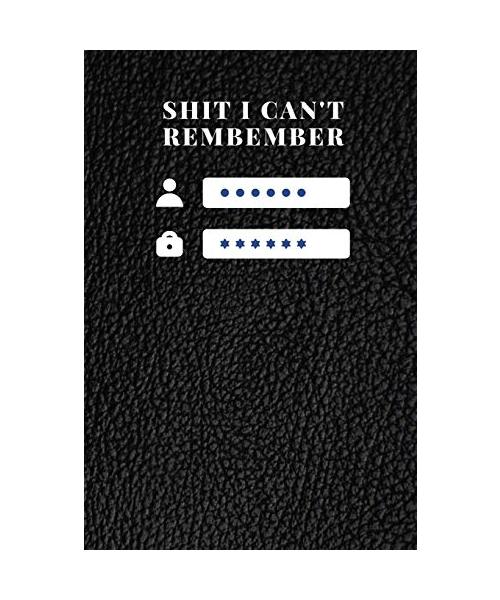 Internet Password Logbook