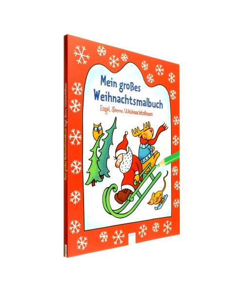 Engel, Sterne, Weihnachtsbaum. Mein großes Weihnachtsmalbuch