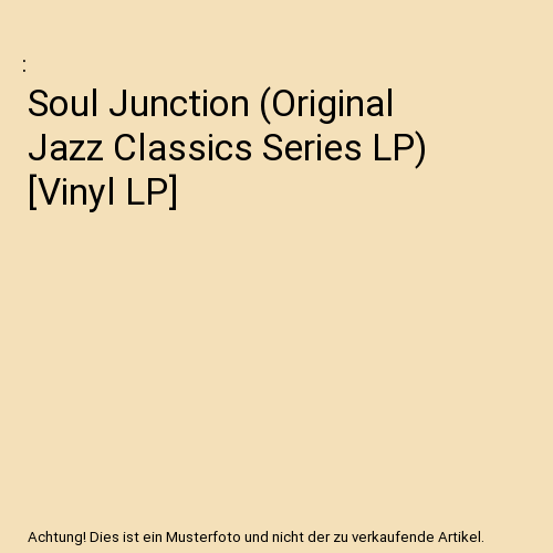 Soul Junction (Original Jazz Classics Series LP) [Vinyl LP]