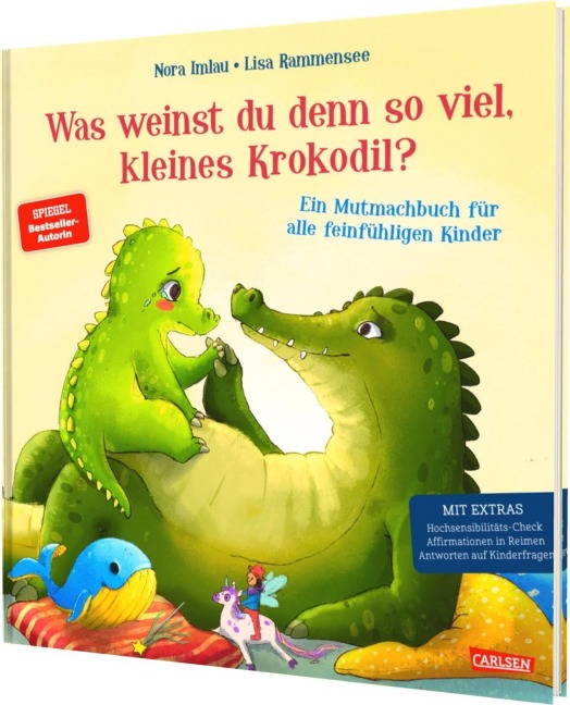 Was weinst du denn so viel, kleines Krokodil?