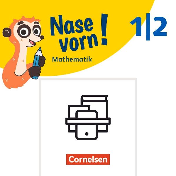 Nase vorn! 1./2. Schuljahr - Basiskompetenzen Mathe - Sachrechnen, Größen und Geometrie trainieren 1/2 - 3 Übungshefte im Paket mit Lösungen