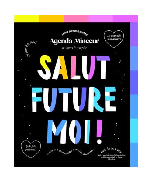 Agenda Minceur: 90 jours | Journal alimentaire à remplir | Perte de poids | Carnet régime
