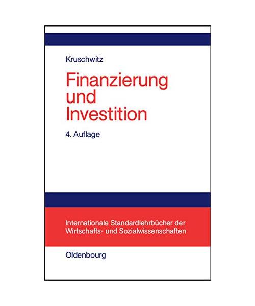 Finanzierung und Investition
