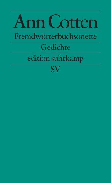 Fremdwörterbuchsonette