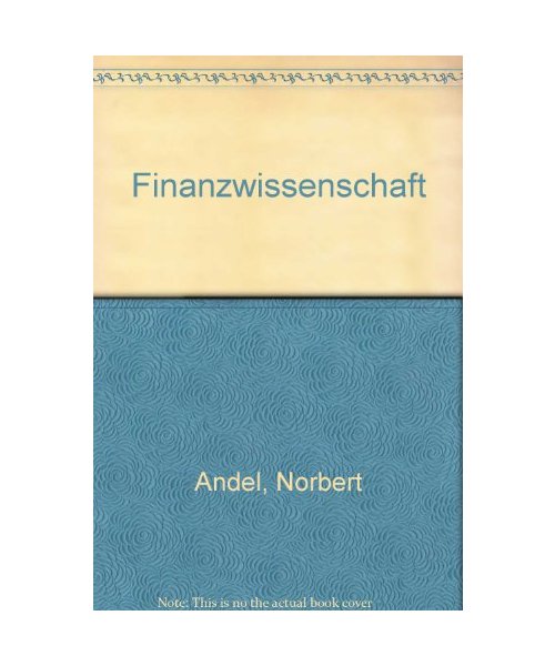 Finanzwissenschaft