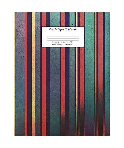 Graph Paper Notebook: Grid Paper Notebook 110 Sheets Large 8.5 x 11 Quad Ruled 5x5