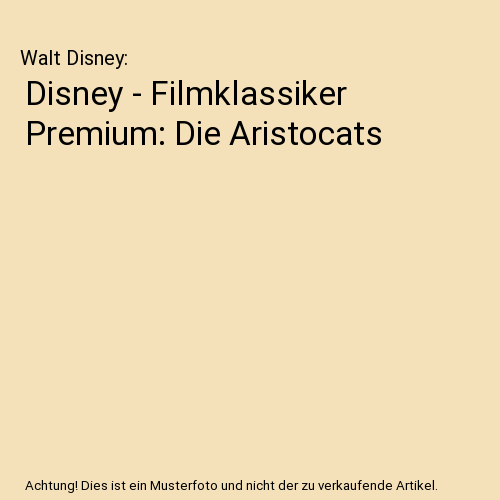 Disney - Filmklassiker Premium: Die Aristocats