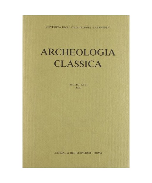 Archeologia classica (2008) vol. 59