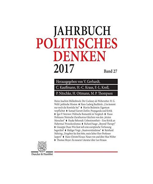 Politisches Denken. Jahrbuch 2017.