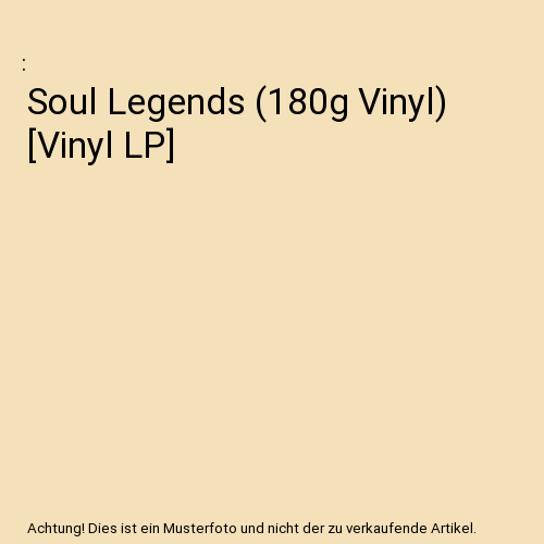Soul Legends (180g Vinyl) [Vinyl LP]