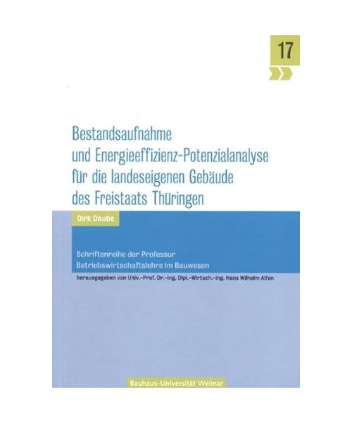 Bestandsaufnahme und Energieeffizienz