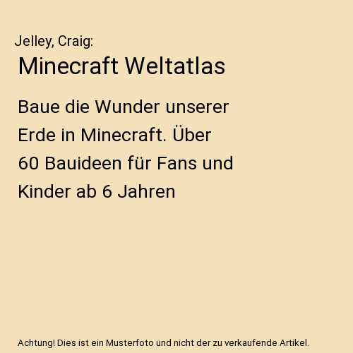Minecraft Weltatlas