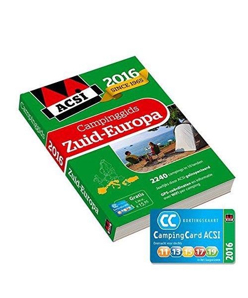 ACSI Campinggids Zuid-Europa 2016 + app