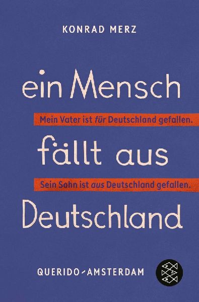 Ein Mensch fällt aus Deutschland