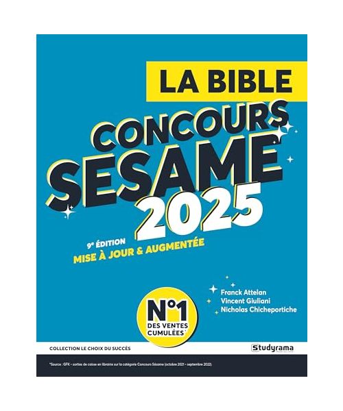 La bible du concours SESAME: 2025