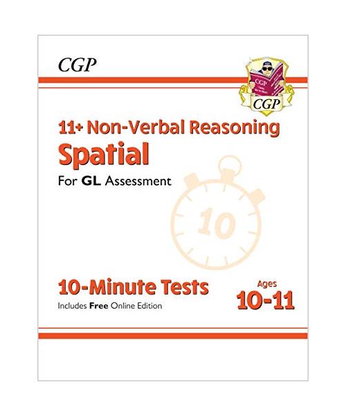 11+ GL 10-Minute Tests: Non-Verbal Reasoning Spatial - Ages 10-11 (with Online Edition): unbeatable revision for the 2022 tests