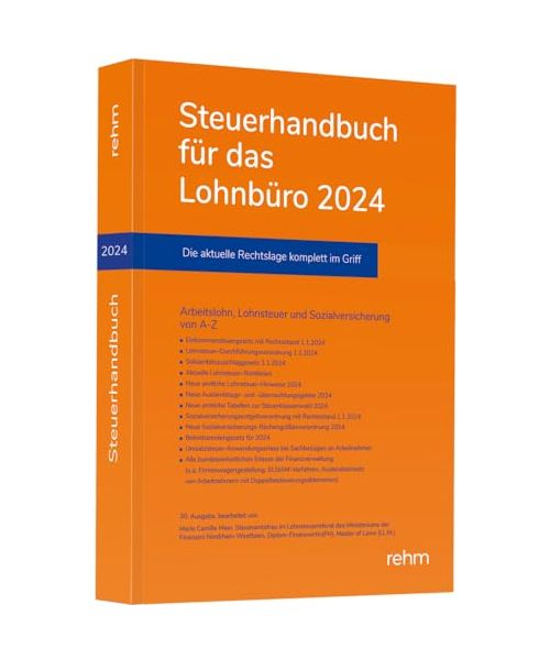 Steuerhandbuch für das Lohnbüro 2024
