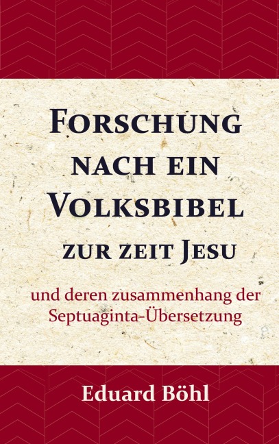 Forschung nach ein Volksbibel zur zeit Jesu