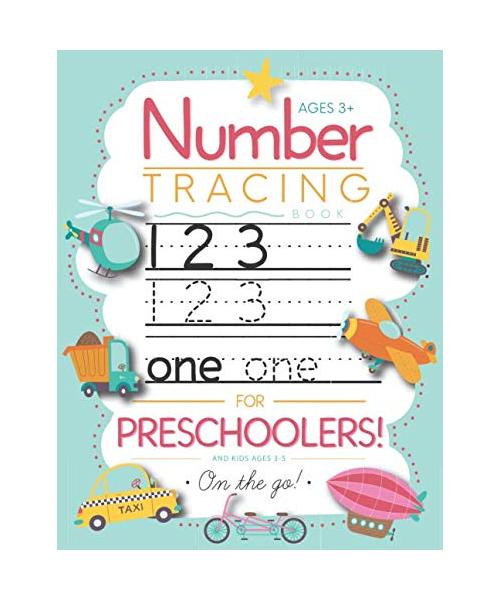 Number Tracing Book for Preschoolers and Kids Ages 3-5: Trace Numbers Practice Workbook for Pre K, Kindergarten and Kids Ages 3-5 (Math Activity Book)
