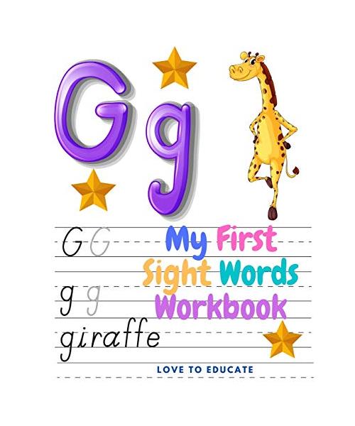 My First Sight Words Workbook - Trace, and then Write the Sight Word!