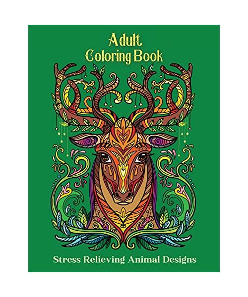 Adult Coloring Book, Stress Relieving Animal Designs: Coloring Books for Adults RelaxationAdult Inspirational Coloring BookAnimal Mandala Coloring Boo