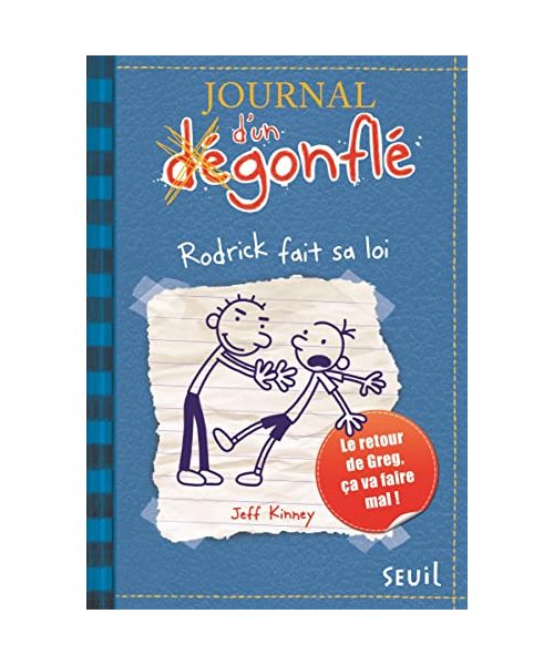 Journal D'Un D'Gonfl', Tome 2. Rodrick Fait Sa Loi(le) T2