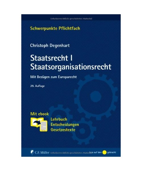 Staatsrecht I. Staatsorganisationsrecht