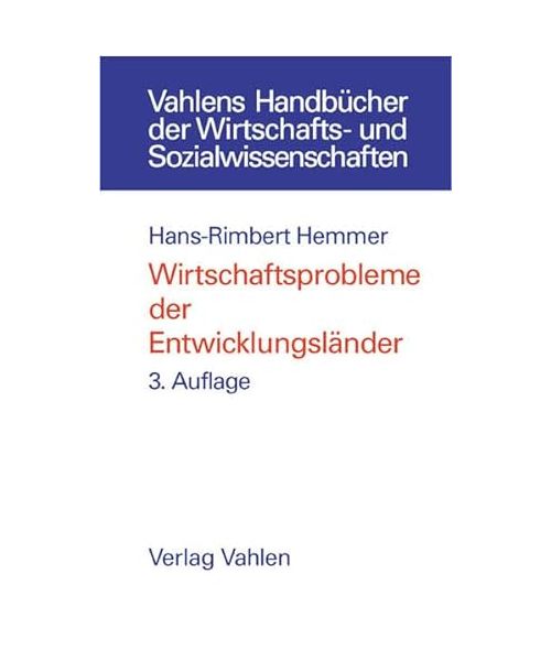 Wirtschaftsprobleme der Entwicklungsländer