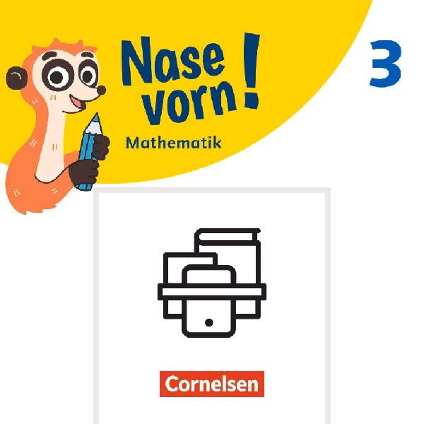Nase vorn! 3. Schuljahr - Basiskompetenzen Mathe - Mathematische Grundkompetenzen trainieren & Sicher in die 4. Klasse - 5 Übungshefte im Paket mit Lösungen