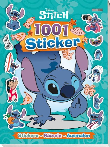 Disney Stitch: 1001 Sticker - Stickern - Rätseln - Ausmalen