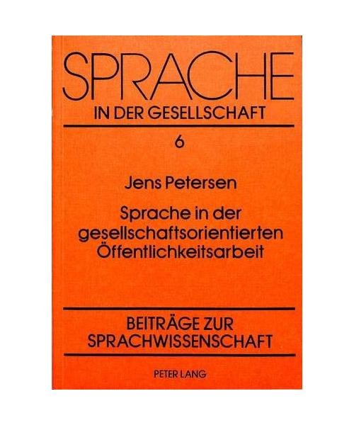 Sprache in der gesellschaftsorientierten Öffentlichkeitsarbeit