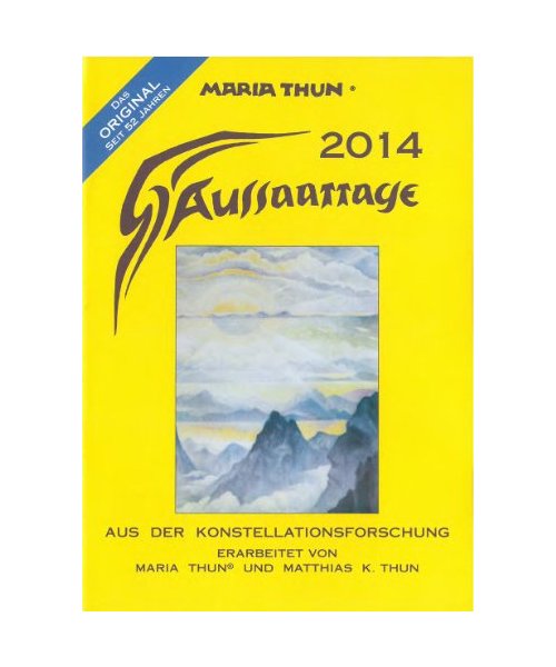 Aussaattage Maria Thun 2014 Großer Kalender
