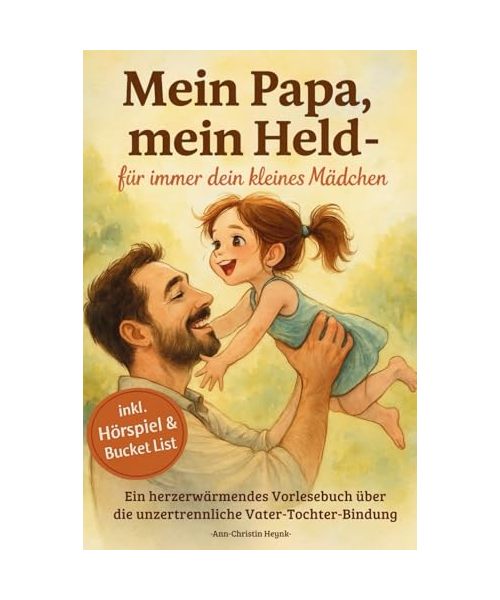 Mein Papa, mein Held- für immer dein kleines Mädchen: Ein herzerwärmendes Kinderbuch über die unzertrennliche Bindung zwischen Papa und Tochter – ideal zum Vorlesen & Verschenken (ab 3 J.)