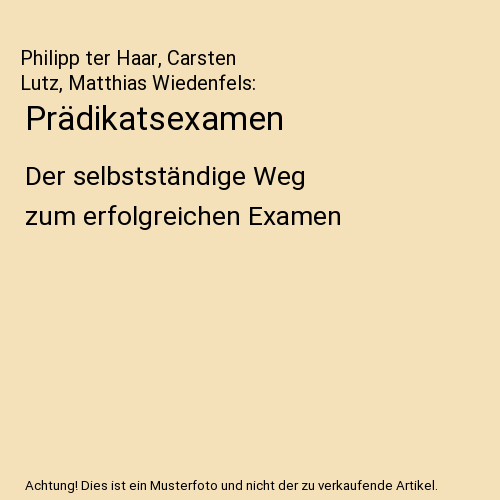 Prädikatsexamen
