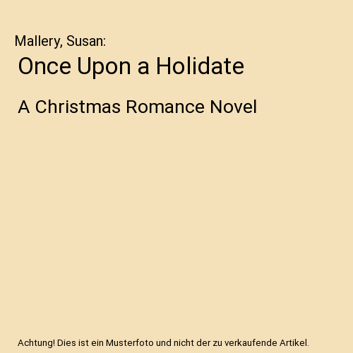 Once Upon a Holidate