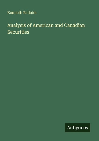 Analysis of American and Canadian Securities