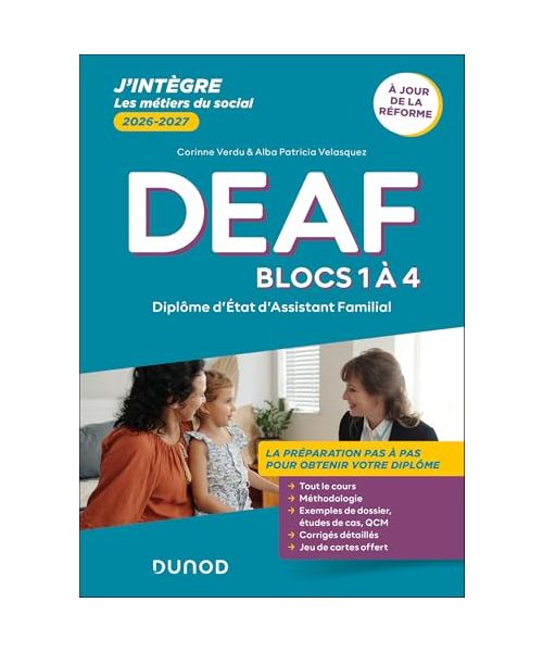 DEAF - Tout-en-un 2026-2027: Diplôme d'État d'assistant familial