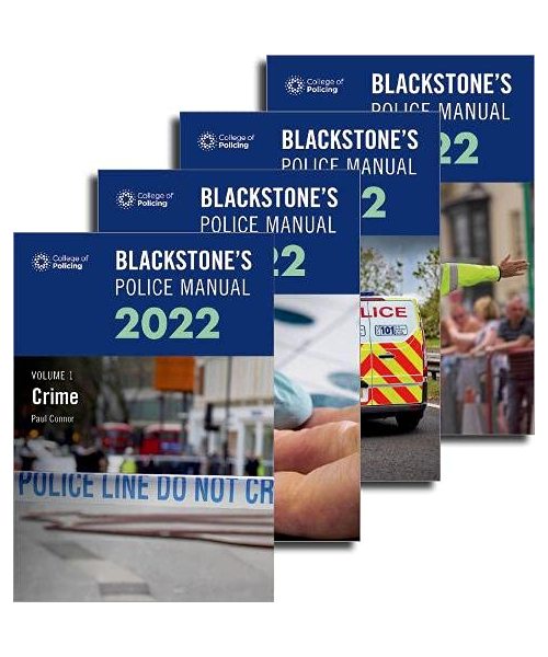 Blackstone's Police Manuals Four Volume Set 2022