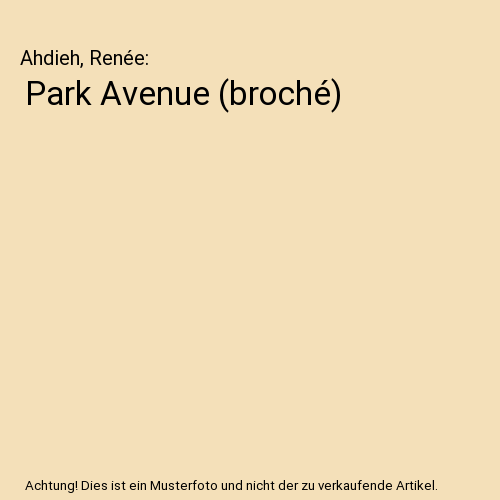 Park Avenue (broché)