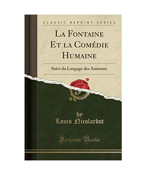La Fontaine Et la Comédie Humaine