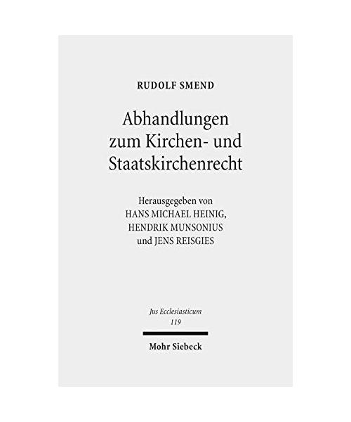 Abhandlungen zum Kirchen- und Staatskirchenrecht