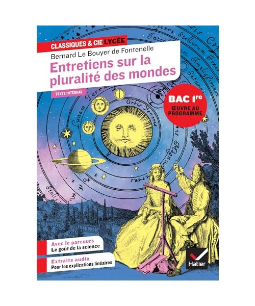 Entretiens sur la pluralité des mondes (oeuvre au programme du Bac de français 2026, 1re): suivi du parcours « Le goût de la science »