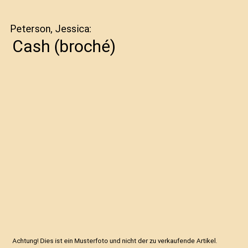 Cash (broché)