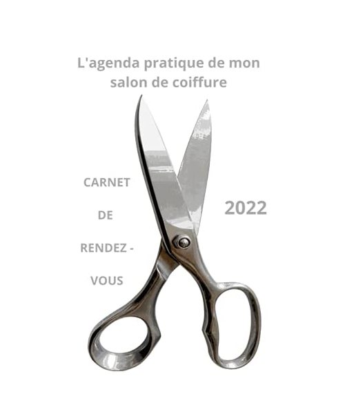 L’agenda pratique de mon salon de coiffure: Agenda - Carnet de rendez-vous