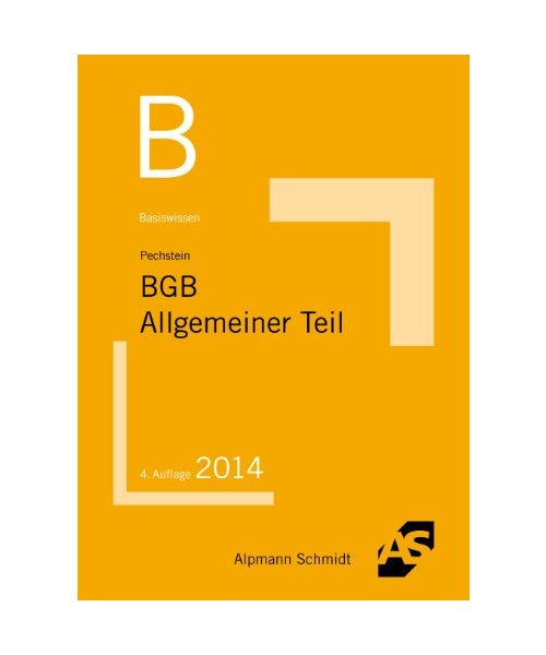 Basiswissen BGB  Allgemeiner Teil